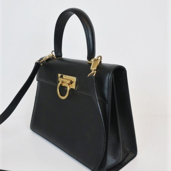 Salvatore Ferragamo Gancini 2Way Kelly Bag - Picture 2 of 8